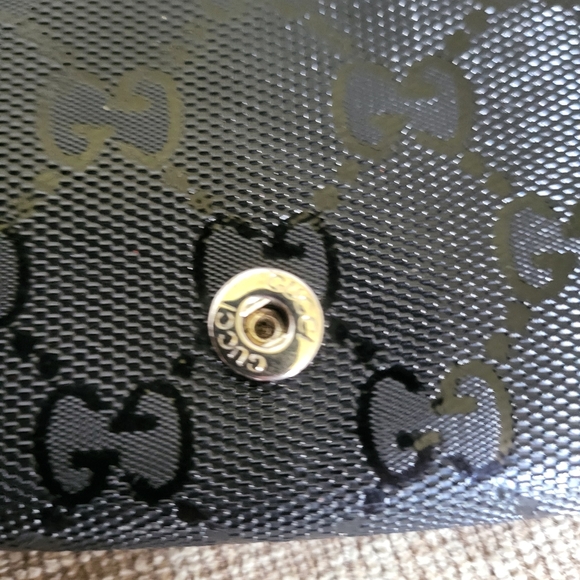 Gucci Long Wallet in Black Imprime Canvas - Picture 6 of 12